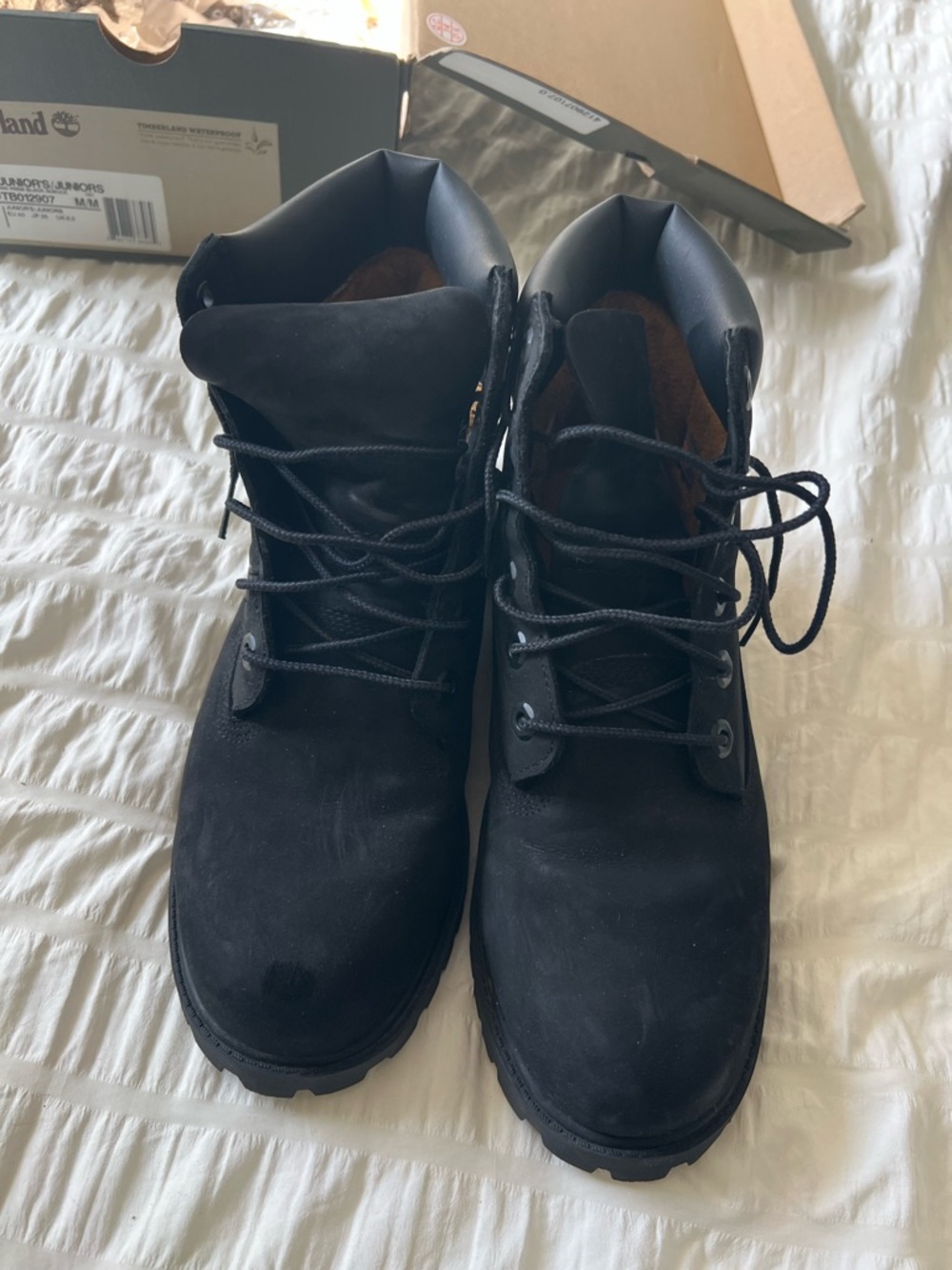 Timberland Black Men's Lace-Up Work Boots